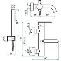 схема Emmevi Filobrass 85001BNEO