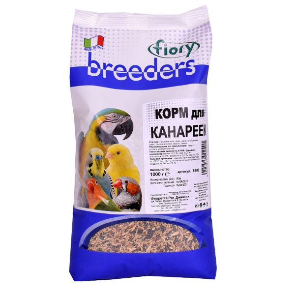 Корм для канареек Fiory Breeders 1 кг