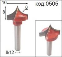 Фреза пазовая фасонная "Скальпель". Код: 0505.