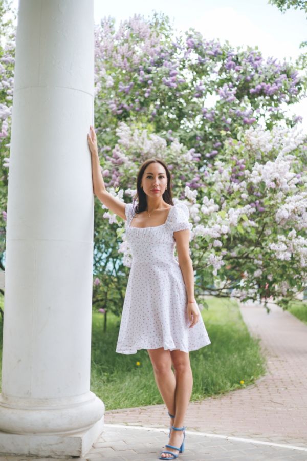 Платье Tenere из муслина в цветочек