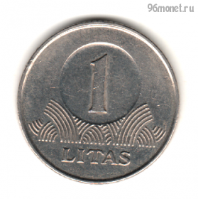 Литва 1 лит 2002