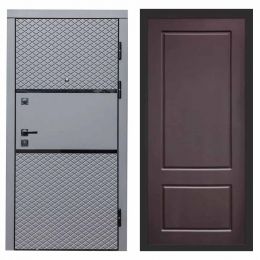 Входная дверь Termo-door Fusion black Марсель Шоколад
