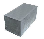 Блок пескобетонный полнотелый