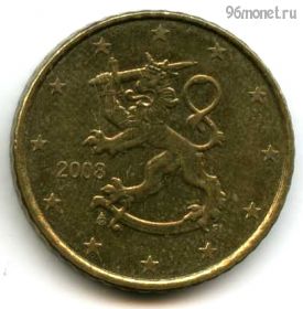 Финляндия 50 евроцентов 2008