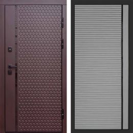 Входная дверь Termo-door SIMPLE Шоколад PORTE Грей Софт