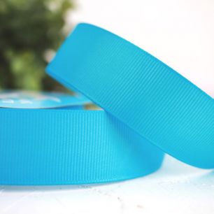 Лента репсовая 25 мм Голубая