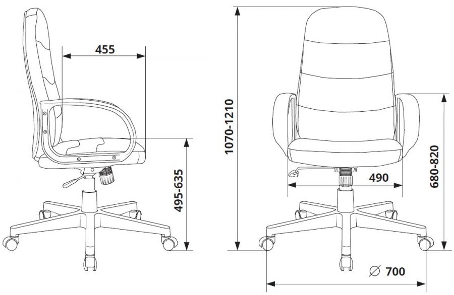Кресло Бюрократ CH-808AXSN