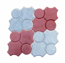 Тротуарная плитка "Клевер узорный"