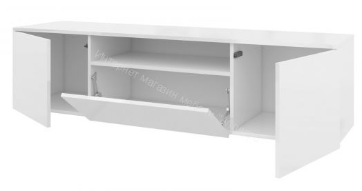 Тумба ТВ Исп.4 ПМ-311.12 (Белый глянец)