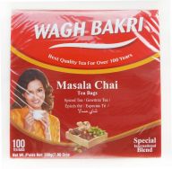 Чай черный со специями Масала Вагх Бакри | 100 пакетиков (200 г) | Wagh Bakri
