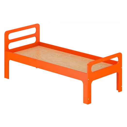 РСН-0066-08 Кровать Детская "Мила" Фанера (цвет Оранжевый)