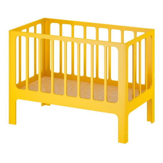 РСН-0073-04 Кровать – манеж младенческая «Сева» Фанера (цвет Желтый)