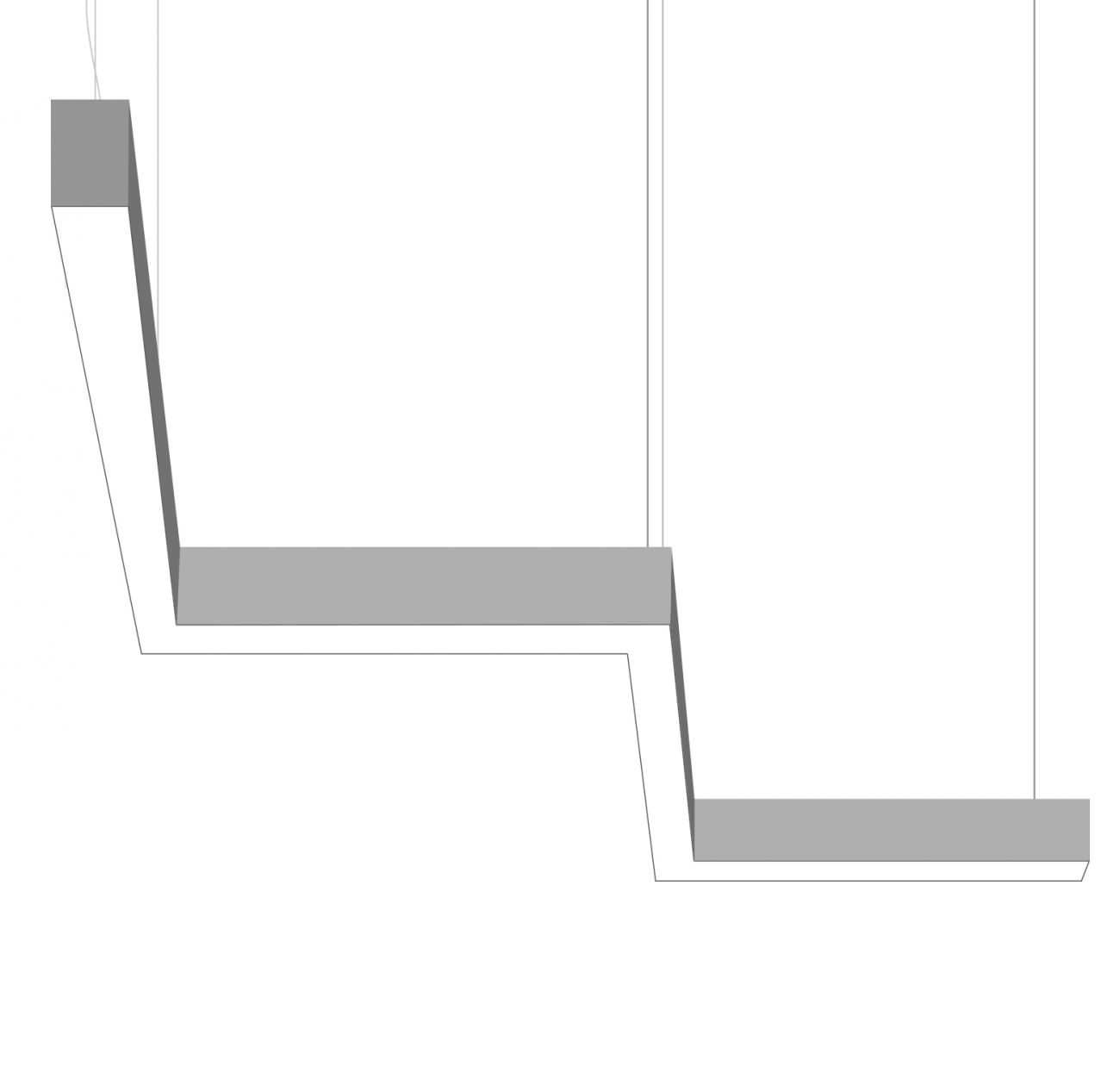 Светодиодный LED-светильник BARRE-M-2051x566x100-72Вт (IP40/IP20,4000К,белый,подвесной,CRI90)