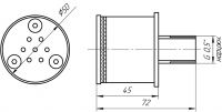 Форсунка аэромассажная Runvil 1/2" с закладной под пленку