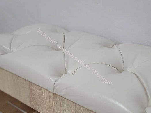 Обувница Вита, венге/экокожа бежевая