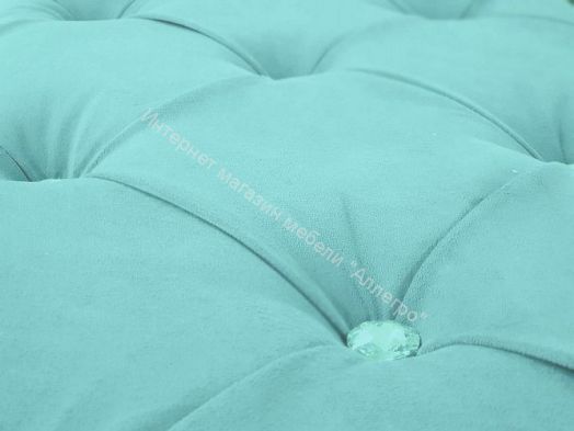 Кровать Звездочка, белый/рисунок единорог/бирюзовый со стразами