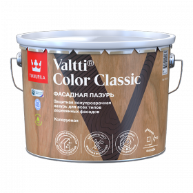 Лазурь Фасадная на Маслянной основеTikkurila Valtti Classic 9.0л (Бесцветная) / Тиккурила Валтти Колор Классик