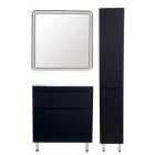 Тумба напольная Бергамо 80 черная Style Line