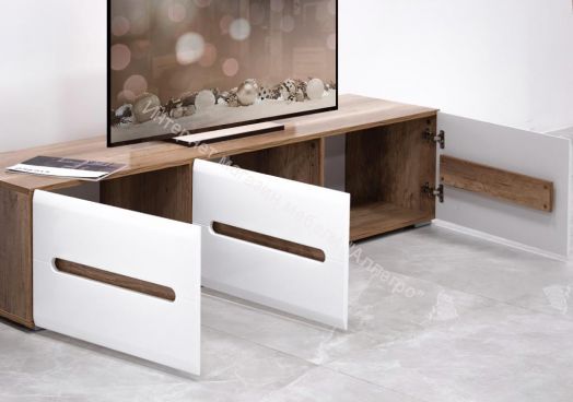 Тумба Наоми ТБ-17 Белый глянец/Дуб каньон