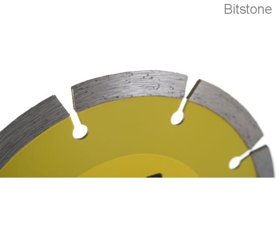 Диск алмазный Biber сегментный Стандарт (по бетону, граниту, кирпичу, керамограниту, керамике, камню, мрамору, песчанику) 230мм/22,23мм 70216 тов-039542