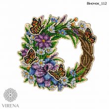 ВЕНОЧЕК_112 Virena. Набор для вышивки бисером. ТОЧНАЯ КОПИЯ