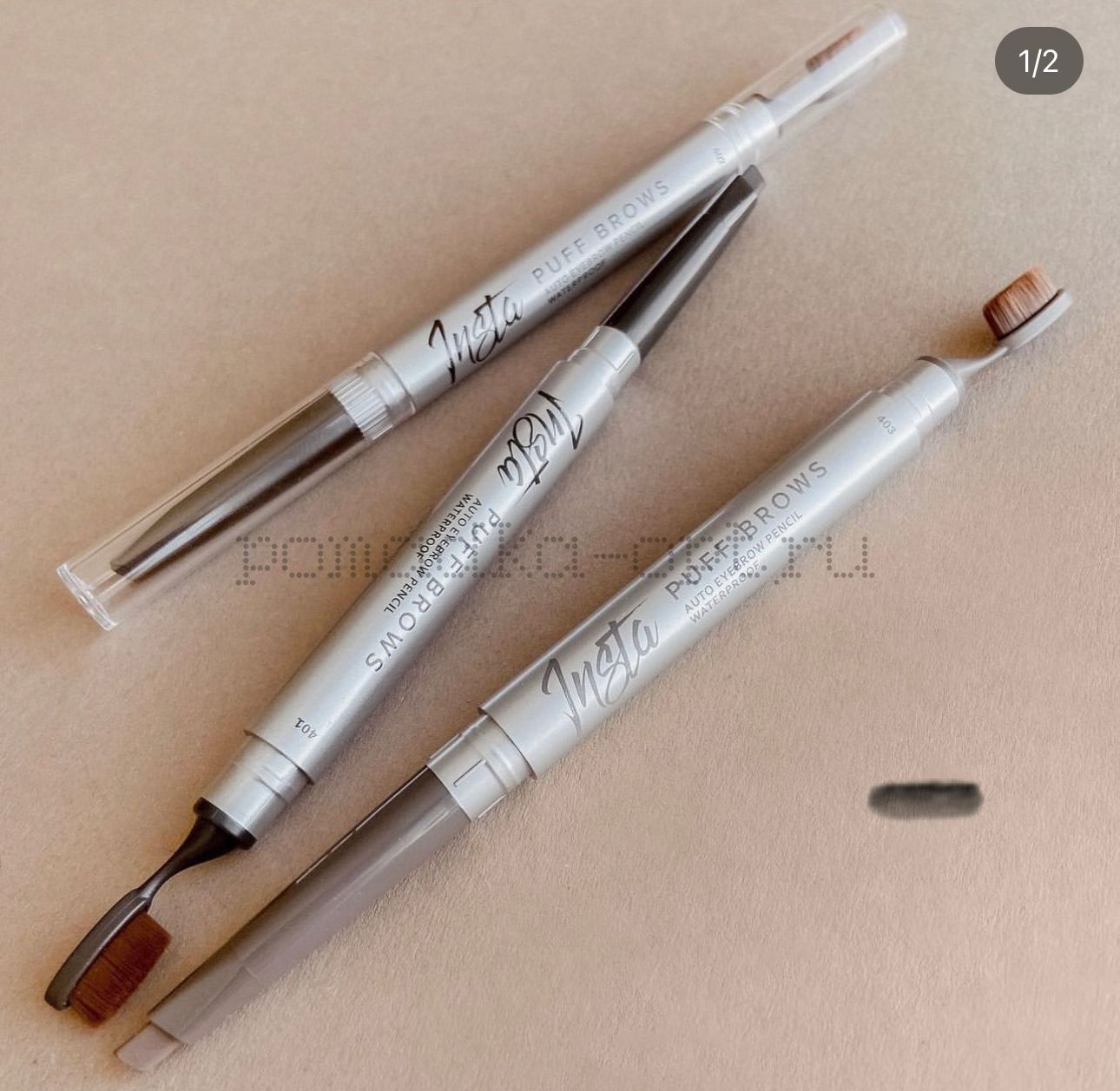 Карандаш для бровей Lamel Professional Insta Puff Brows 401,402,403