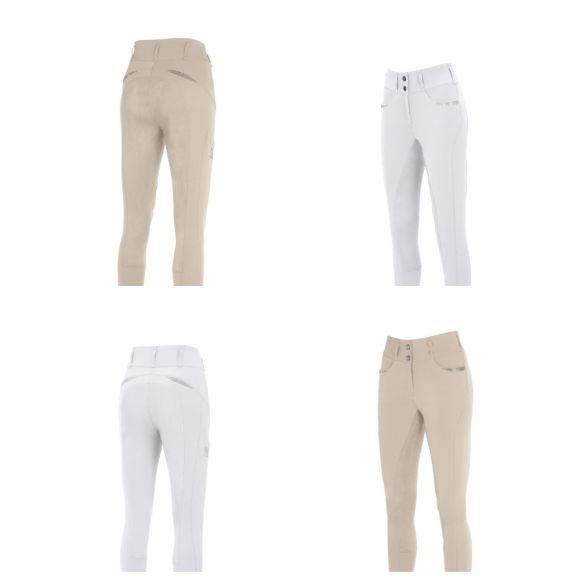 Бриджи с высокой талией - PIKEUR SEBIHA MC - Полная лея замша.Женские.