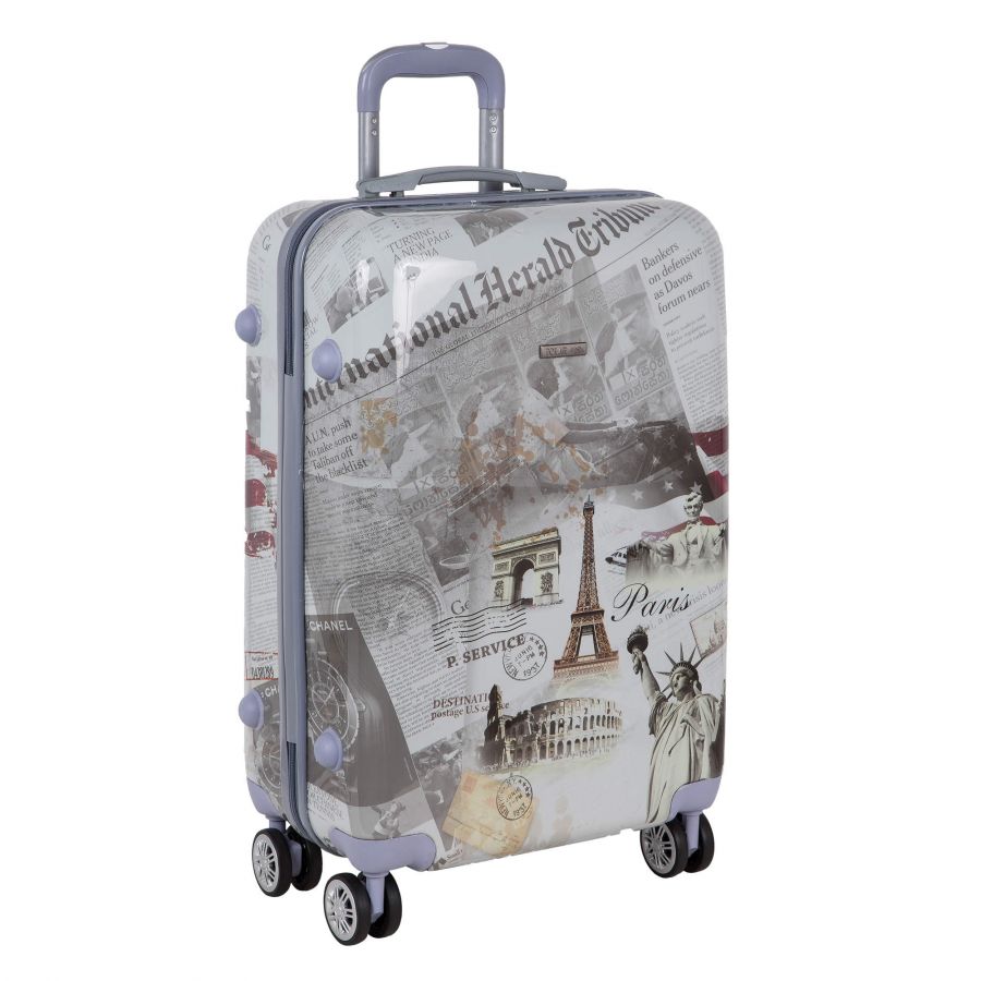 Чемодан ABS средний РА030(2-ой) 24" (Серый) POLAR S-4615003024067