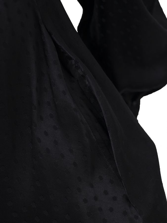 Платье Nero из вискозы черное