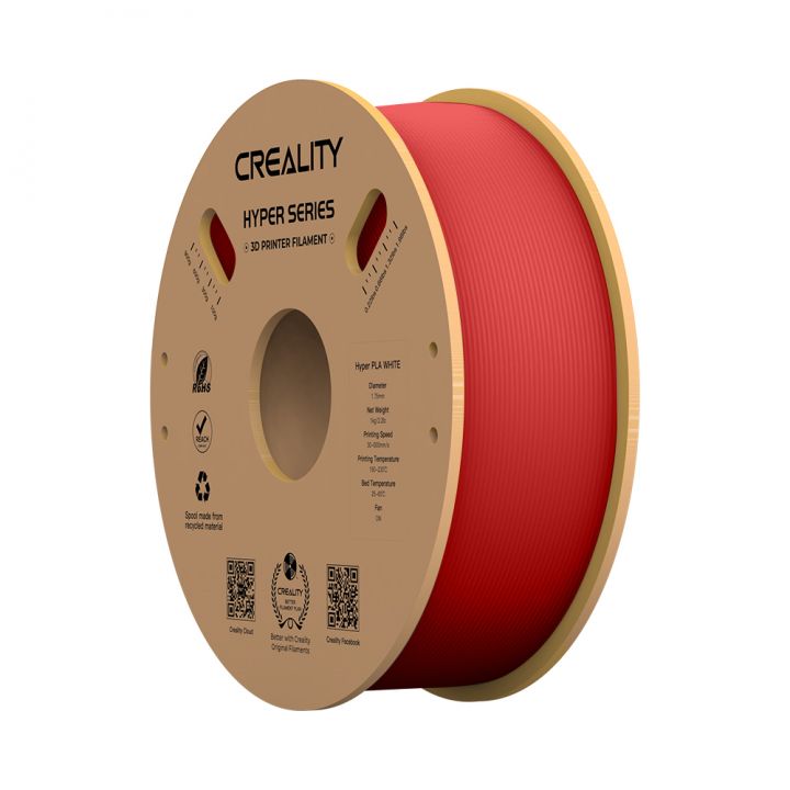 PLA Пластик для 3Д принтеров CREALITY Hyper 1.75mm 1кг Красный