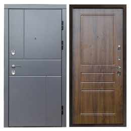 Входная дверь Termo-door Вертикаль Grey Классик Дуб