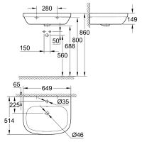 схема Grohe Euro Ceramic 3932300H