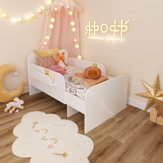 Кровать Растущая 1400/1600/1800*800 мм, Дуб молочный