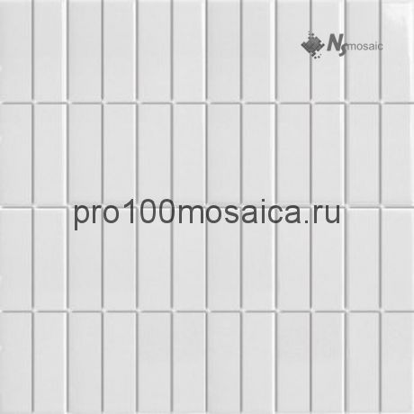 P-540 матовая. Мозаика Палки PORCELAIN,  300*300*5, белая (NS Mosaic)