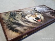 Нарды цветные, средние Оскал волка