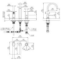 Смеситель для кухонной мойки Cea Design INV 86 схема 2