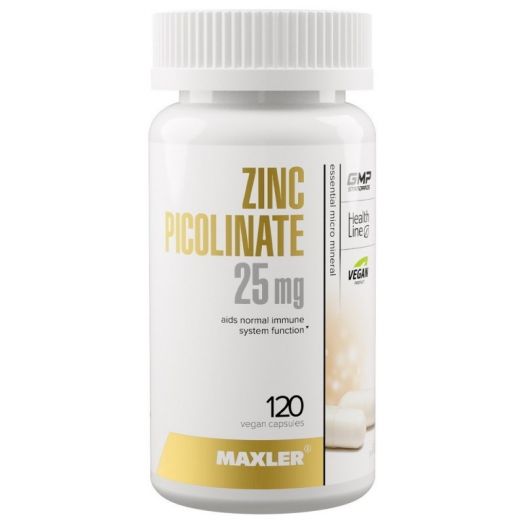 Maxler - Zinc Picolinate 25мг 120кап