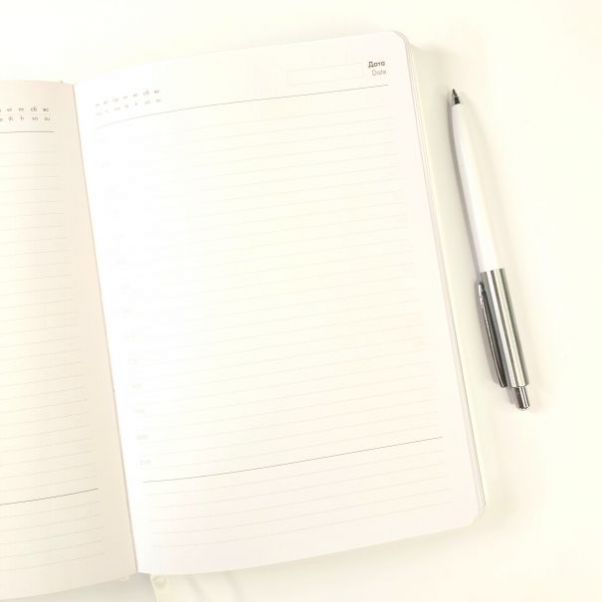 Ежедневники Joy А5 белые