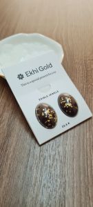 Шоколад Горький с золотом Съедобные драгоценности Ekhi Gold Edible Jewels 2 шт - Испания