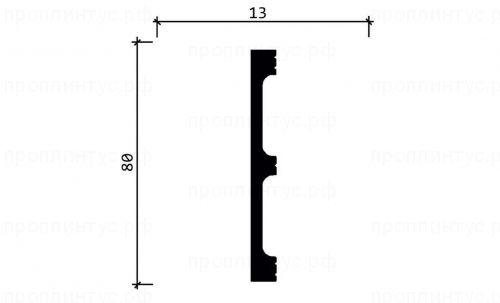 Вставка для скрытого плинтуса из дюрополимера