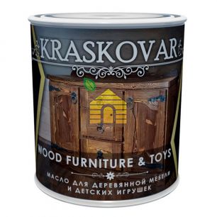 Масло Kraskovar Wood Furniture & Toys для мебели и детских игрушек