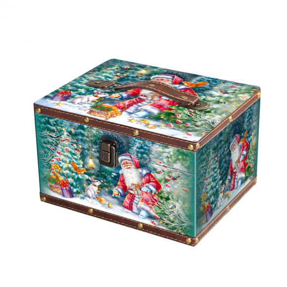Сундук Новогодние угощения 1200 грамм