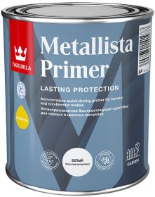 Грунтовка Антикоррозионная Tikkurila Metallista Primer 2.5л Глянцевая для Внутренних и Наружных Работ / Тиккурила Металлиста