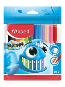 Фломастеры 12цв.Maped Ocean 845720