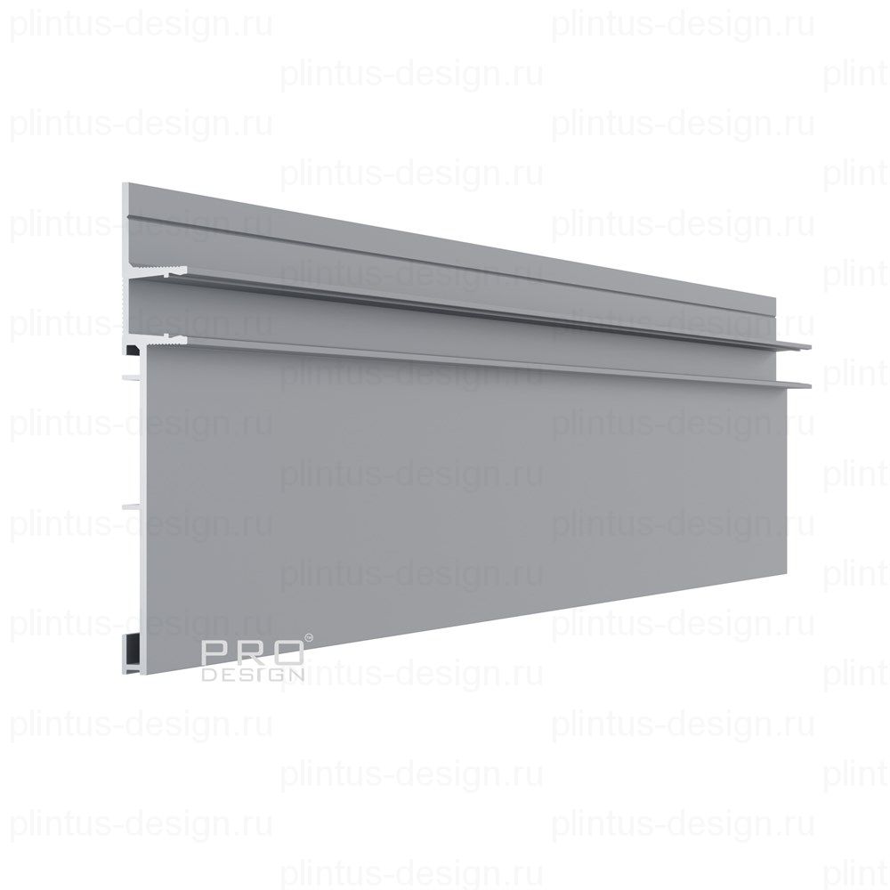 Скрытый плинтус Pro Design Combo 603 Анодированный