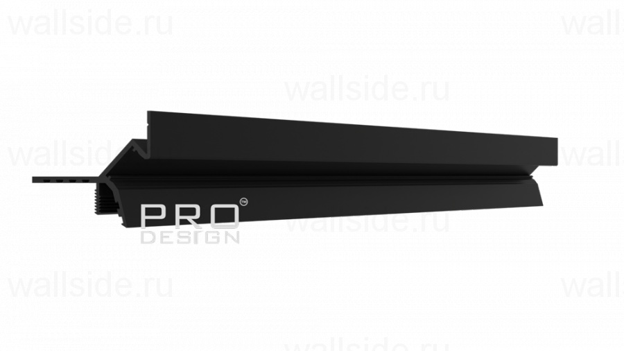 Pro Design Gipps 594 теневой потолочный профиль Чёрный