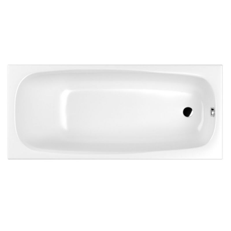 Акриловая прямоугольная ванна WHITECROSS Layla Slim 180x80, 0122.180080.100