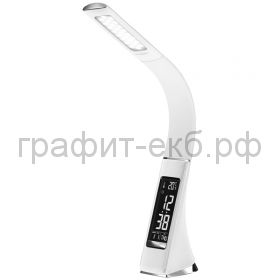 Светильник Artstyle LED 6Вт  сенс. упр. часы, календарь, белый TL-219W