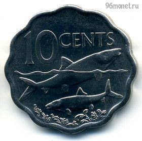 Багамские острова 10 центов 2010