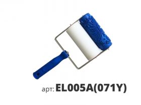 Декоративный Жесткий Резиновый Валик ОРНАМЕНТ Stmdecor EL005A(071Y) c Подставкой 15см.